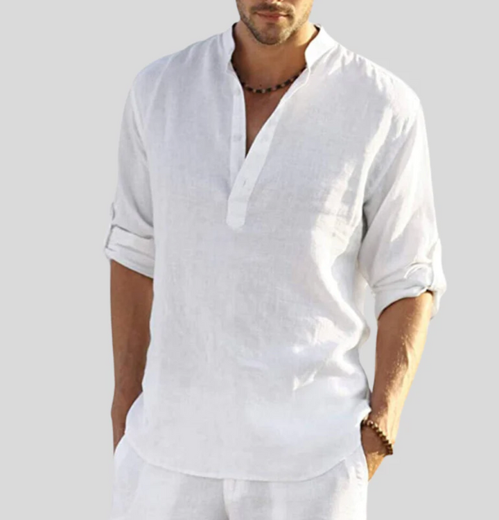 Ayden | Long Sleeve Button Placket Shirt