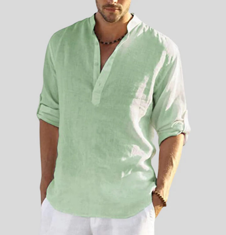 Ayden | Long Sleeve Button Placket Shirt