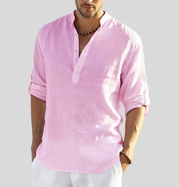Ayden | Long Sleeve Button Placket Shirt