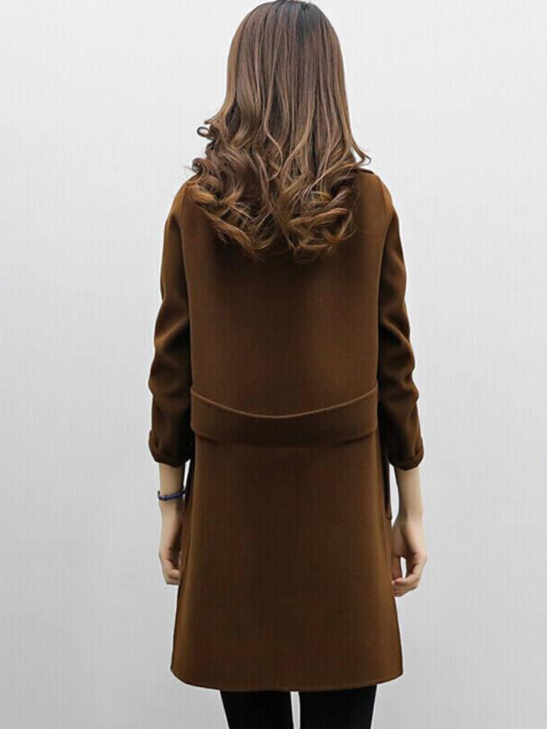 Britt | Longline Double-Breasted Coat