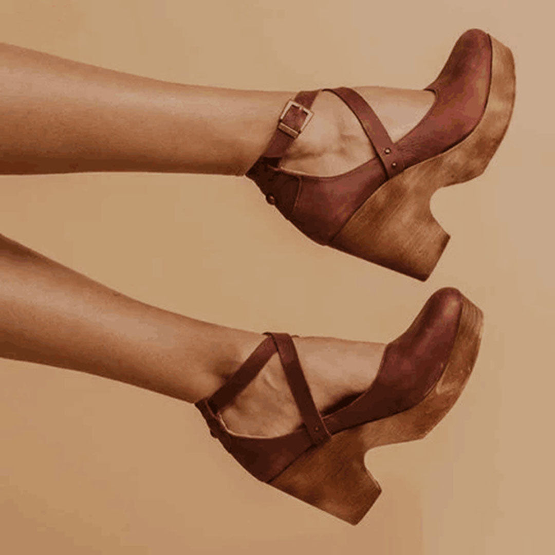 Alwina | Platform Heels Ankle Straps