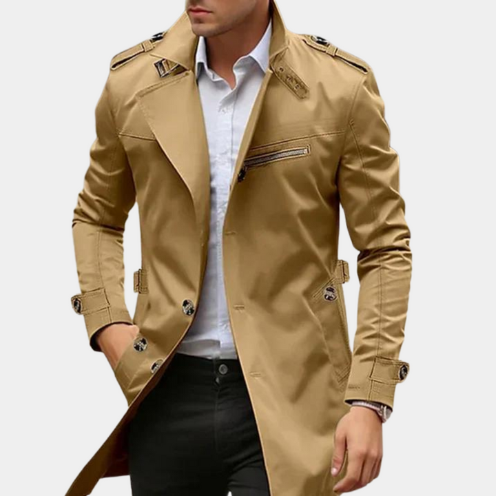 Dale | Slim-Fit Double-Breasted Trench Coat