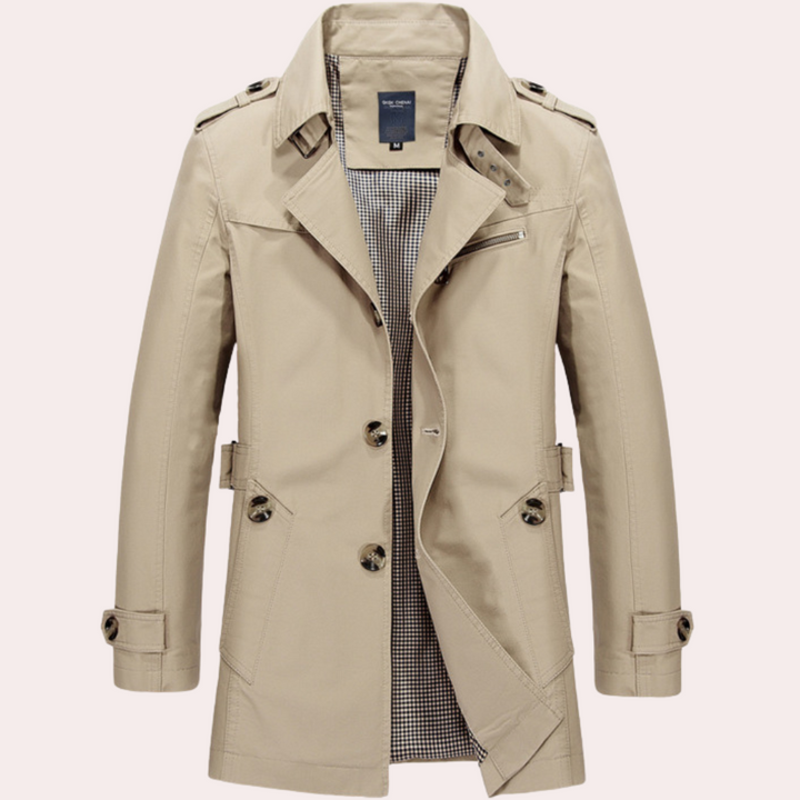 Dale | Slim-Fit Double-Breasted Trench Coat