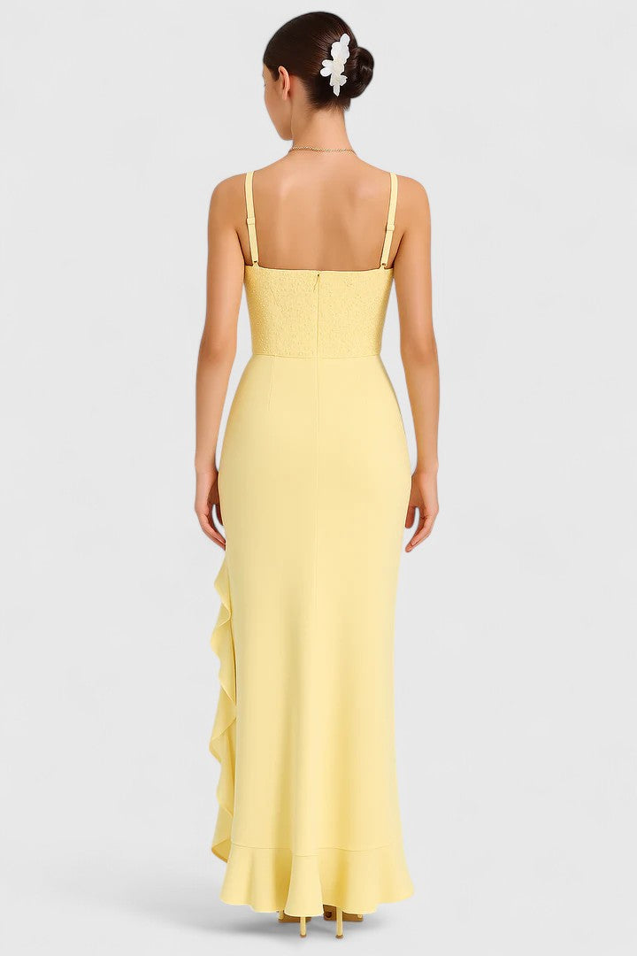 Eliane | Ruffled Midi Dress