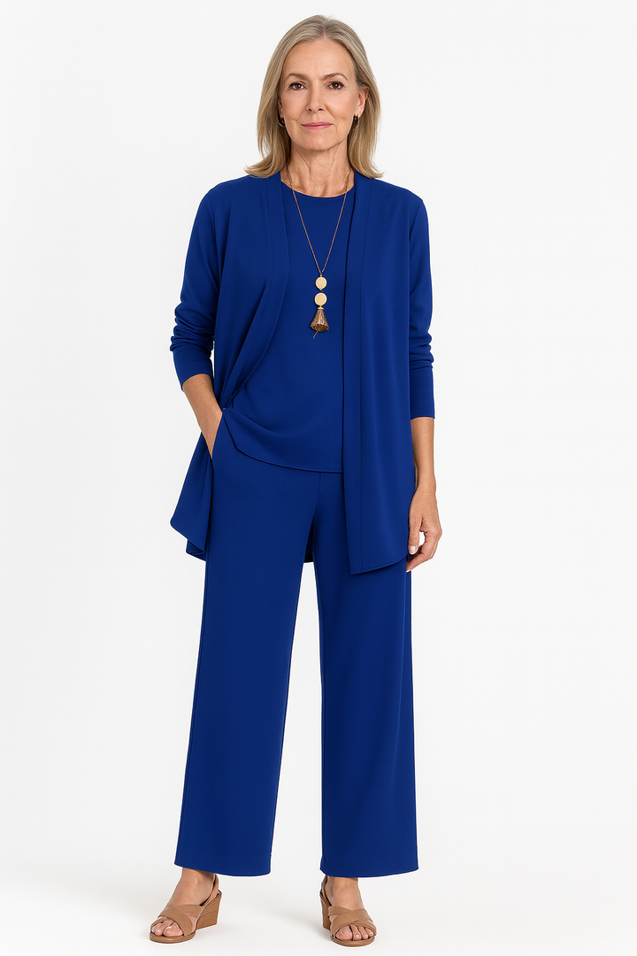 Arielle | Three-Piece Matching Set with Cardigan