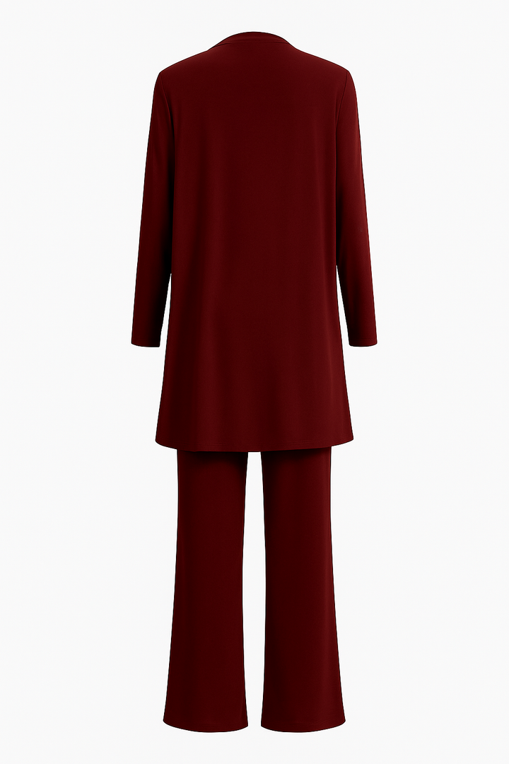Arielle | Three-Piece Matching Set with Cardigan