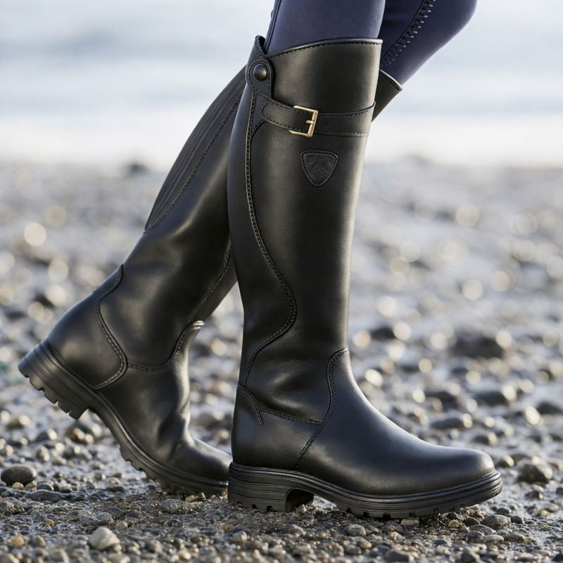 Carina | Knee High Riding Boots with Buckle