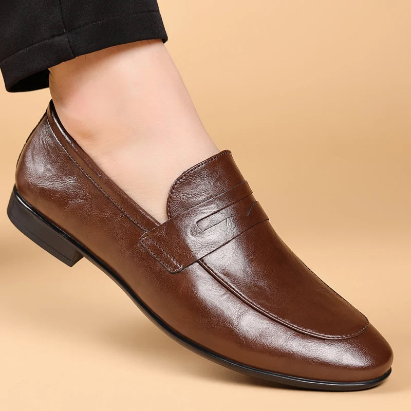 Donovan | Slip-On Dress Loafers Penny Strap