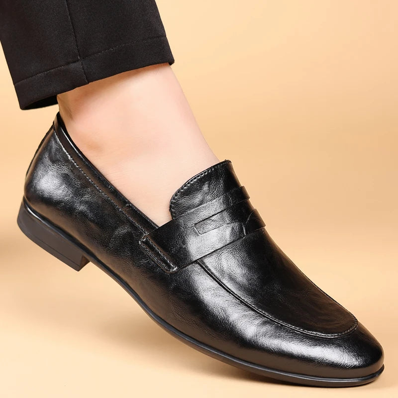 Donovan | Slip-On Dress Loafers Penny Strap