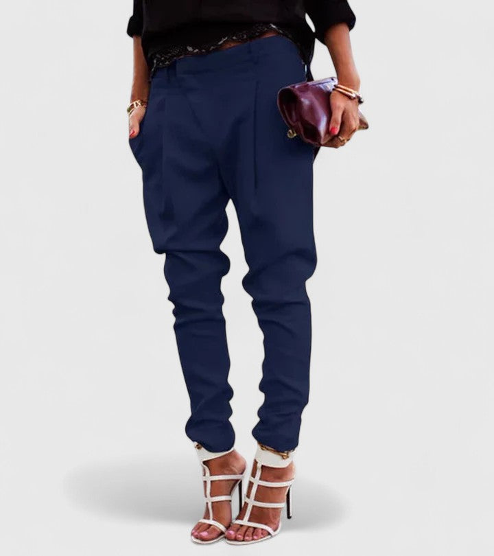 Quintina | Tailored Trousers with Pleated Front