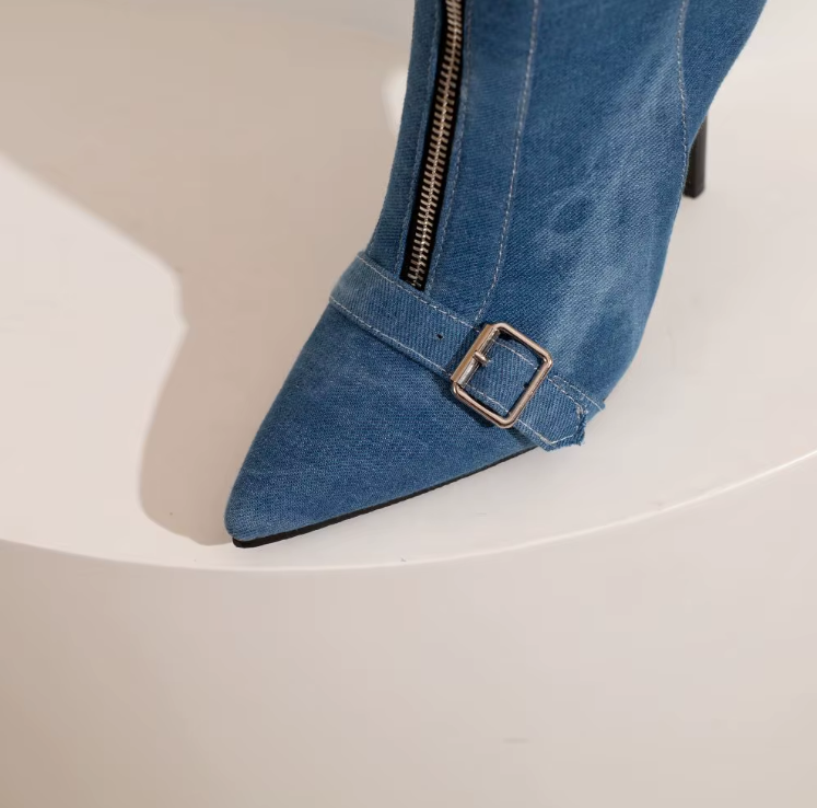 Anica | Pointed Stiletto Ankle Boots