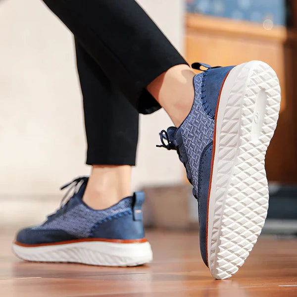 Arlen | Low-Top Woven Panel Sneakers