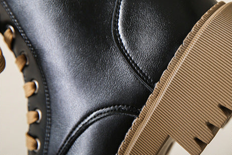 Isabeau | Lace-Up Lug Sole Combat Boots