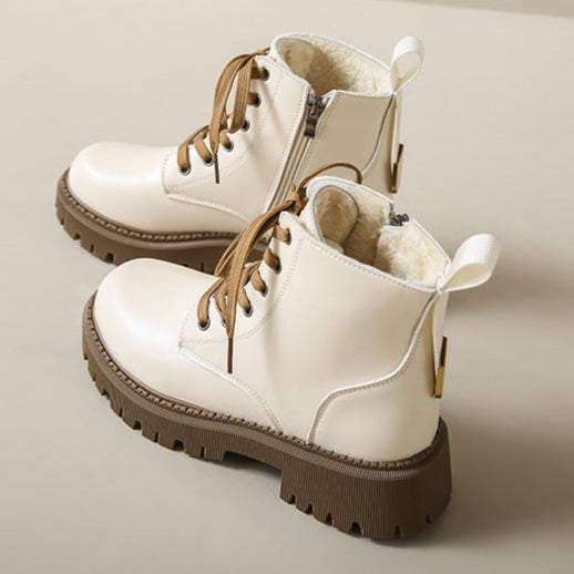 Isabeau | Lace-Up Lug Sole Combat Boots