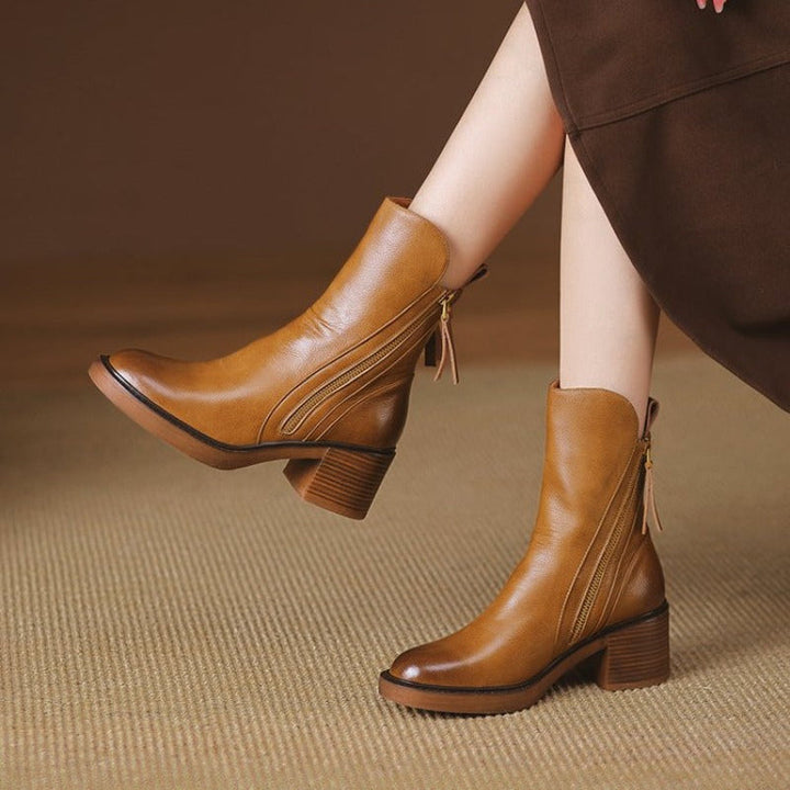 Hana | Western Boots with Block Heel