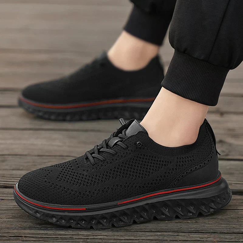 Bryce | Lace-Up Knit Sneakers