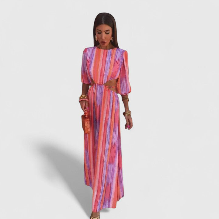 Carissa | Modern Cut-Out Midi Dress