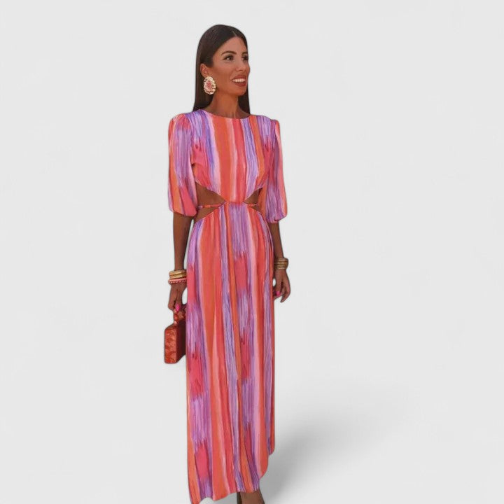 Carissa | Modern Cut-Out Midi Dress