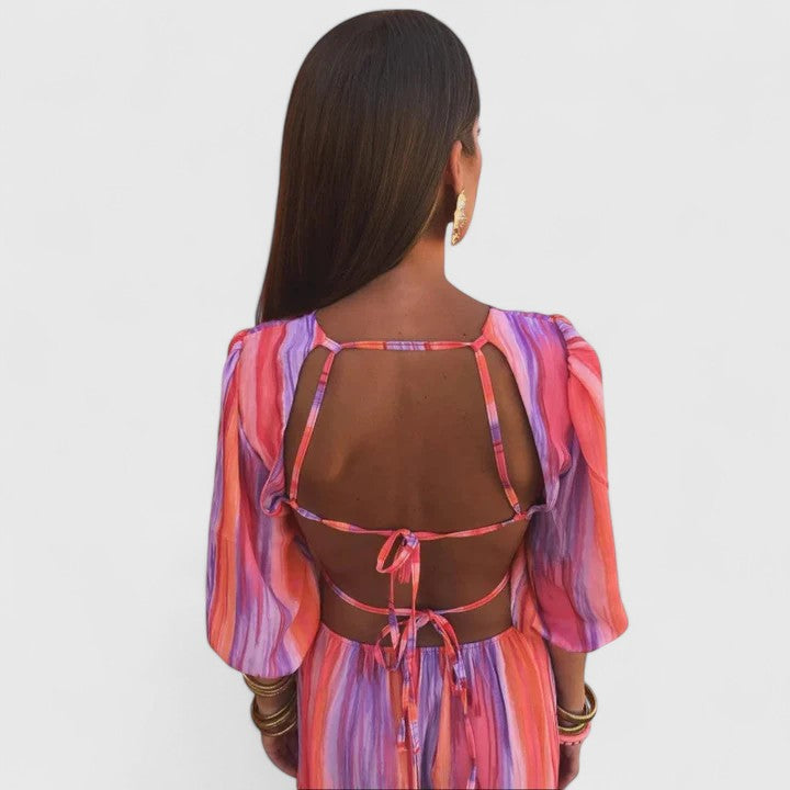 Carissa | Modern Cut-Out Midi Dress