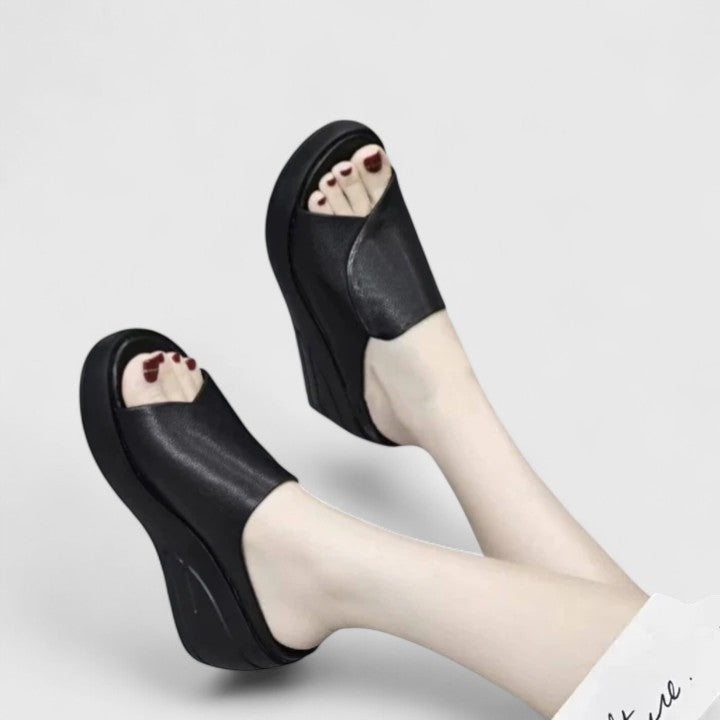 Parisa | Open Toe Platform Wedge Sandals