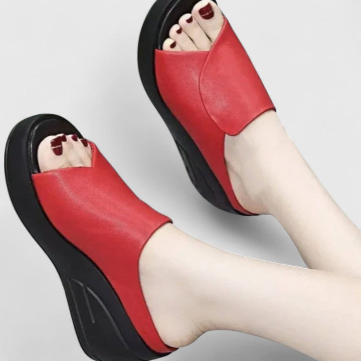 Parisa | Open Toe Platform Wedge Sandals