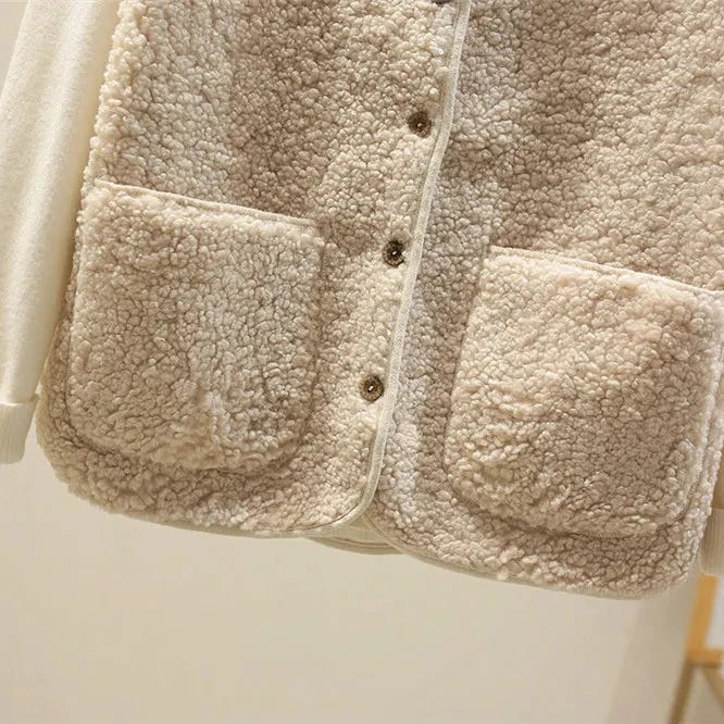 Faith | Sherpa Fleece Vest with Pockets