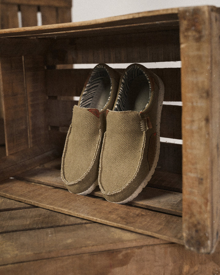 Bart | Moc Toe Woven Slip-Ons