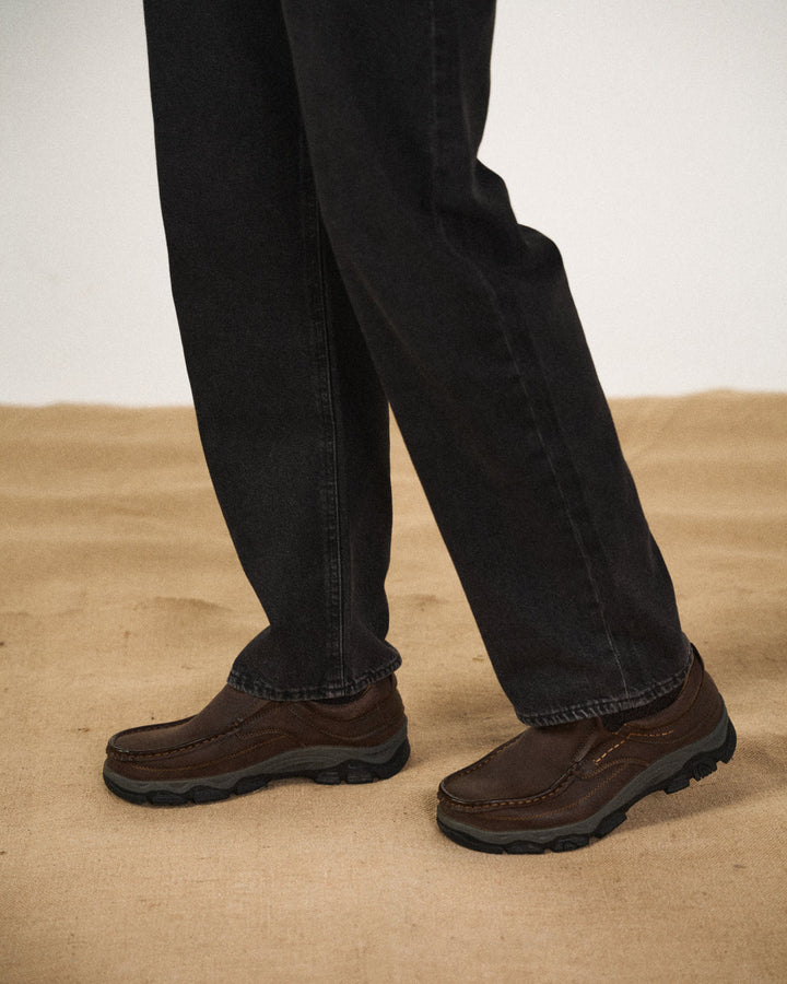 Asher | Round Toe Thick Sole Loafers