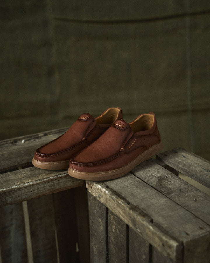 Andy | Low-Cut Moc Toe Slip-On Shoes