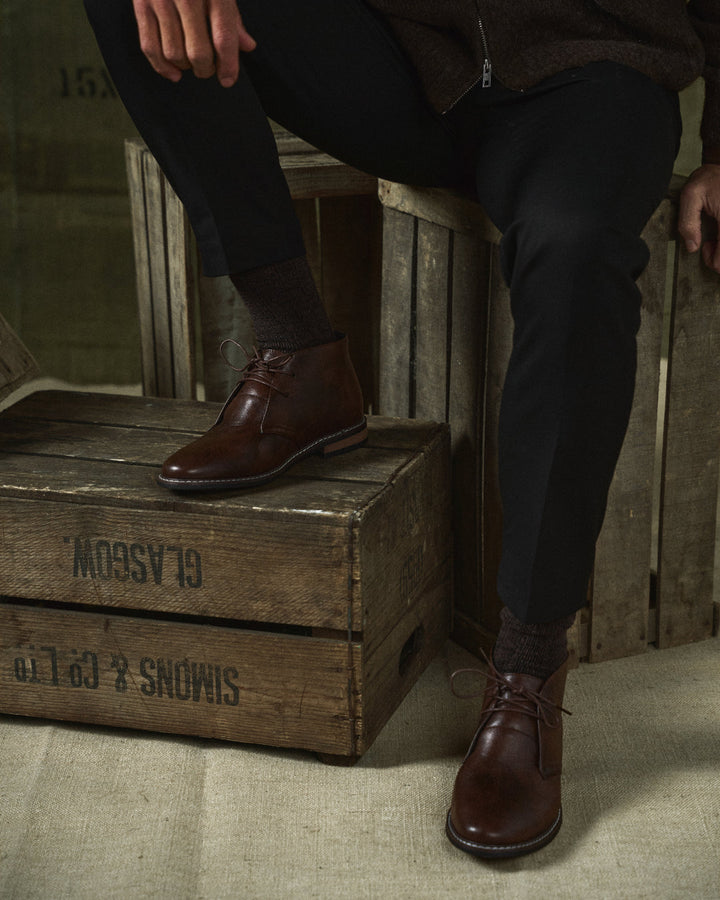 Preston | Classic Lace-Up Ankle Boots