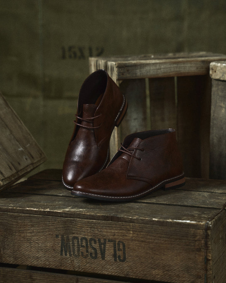 Preston | Classic Lace-Up Ankle Boots