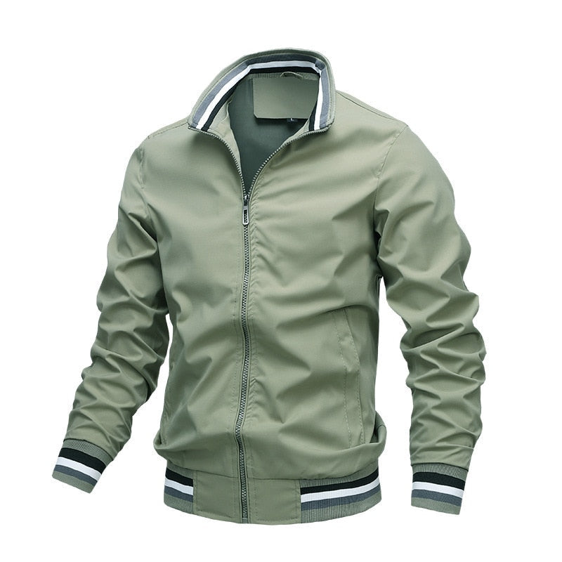 Damon | Lightweight Zip Bomber Jacket