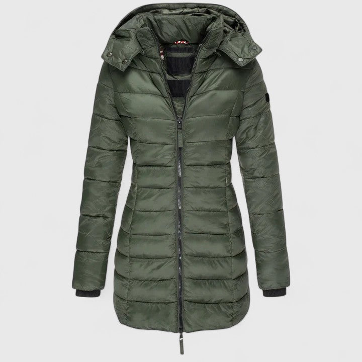 Akina | Slim Fit Parka Coat