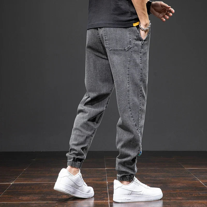 Niko | Tapered Jogger Pants with Patch
