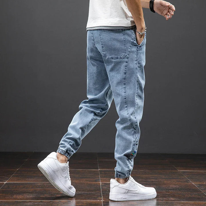 Niko | Tapered Jogger Pants with Patch