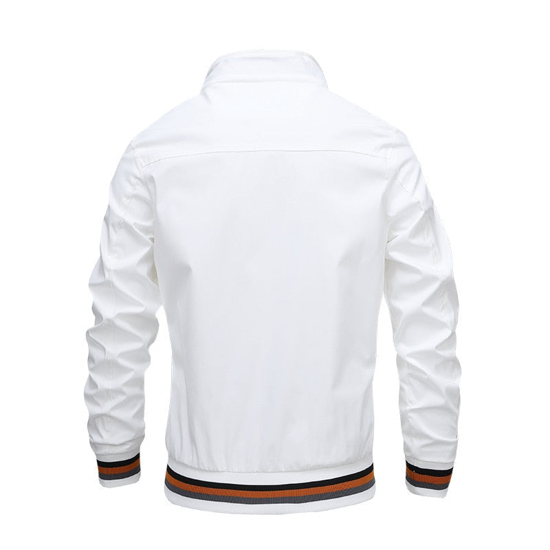 Damon | Lightweight Zip Bomber Jacket