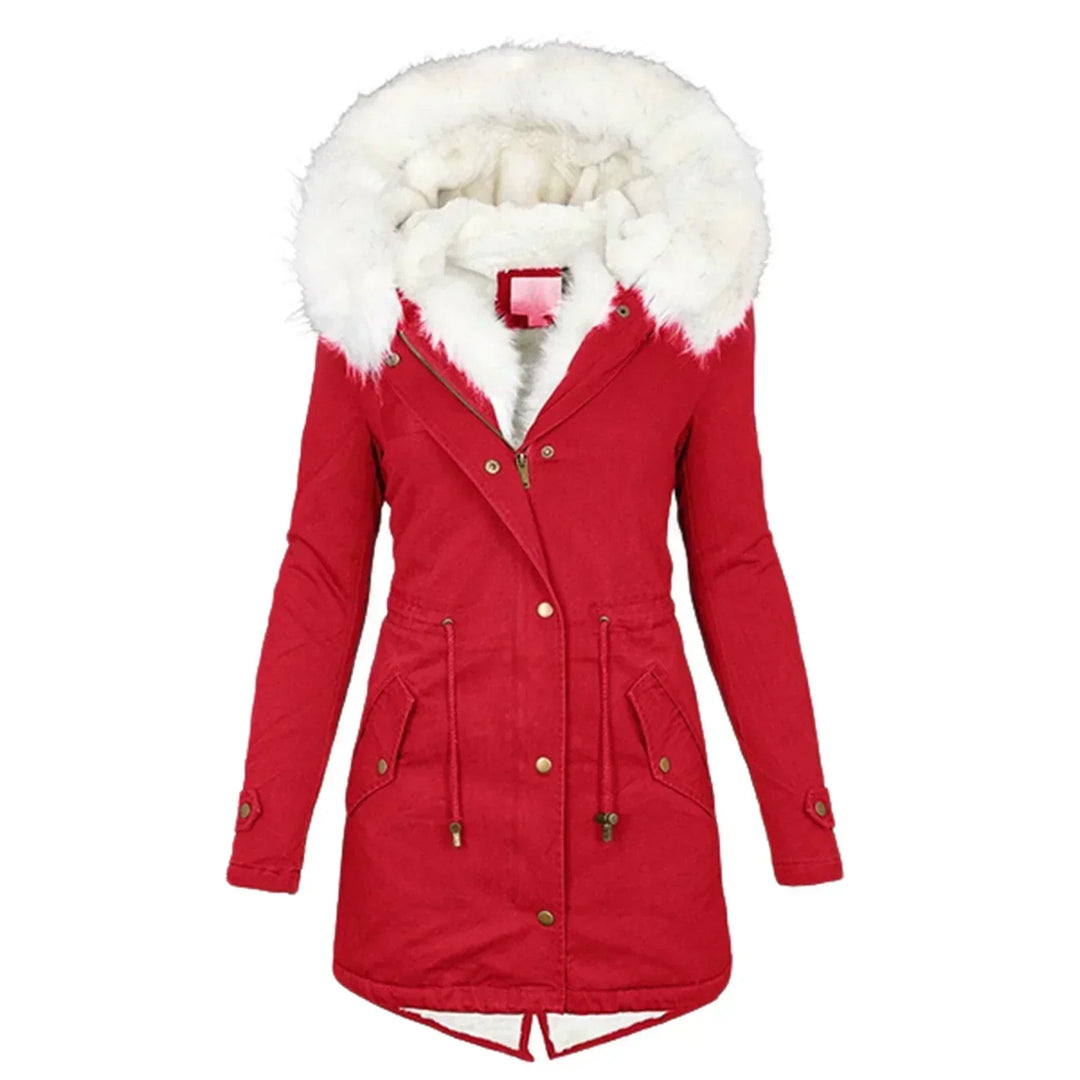 Carla | Faux Fur Hooded Winter Parka Coat