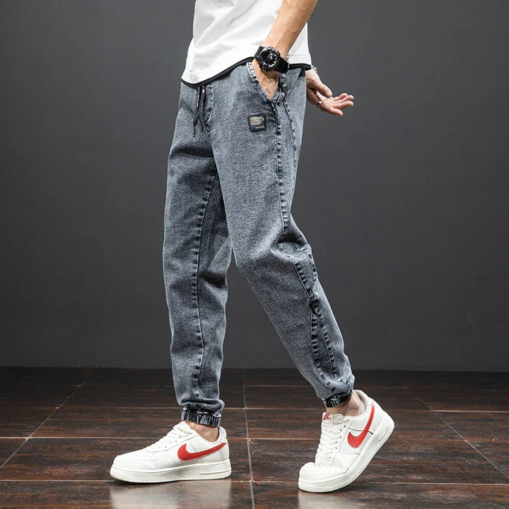 Niko | Tapered Jogger Pants with Patch