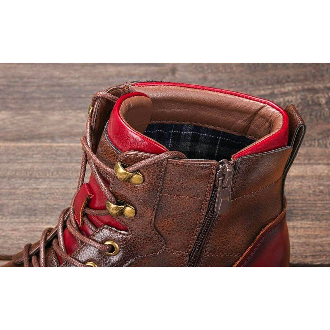 Adrian | Ankle-High Lace-Up Sneakers
