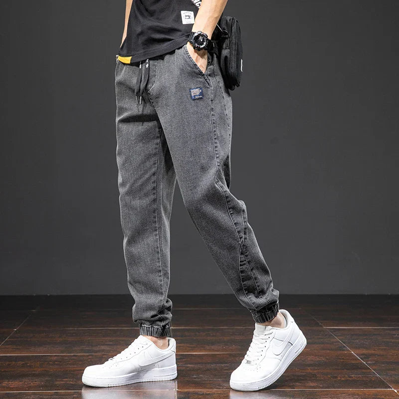 Niko | Tapered Jogger Pants with Patch