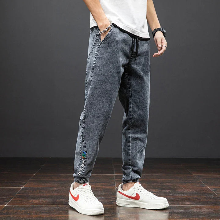 Niko | Tapered Jogger Pants with Patch