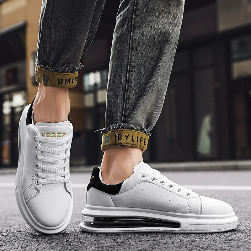 Bo | Thick Sole Lace-Up Sneakers