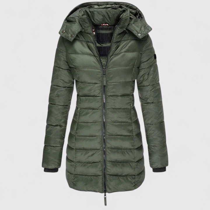 Akina | Slim Fit Parka Coat