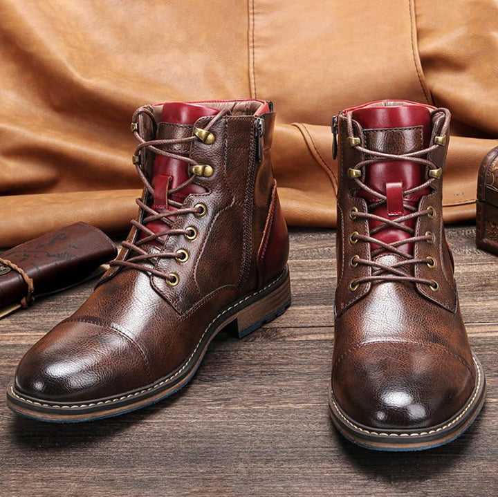 Adrian | Ankle-High Lace-Up Sneakers