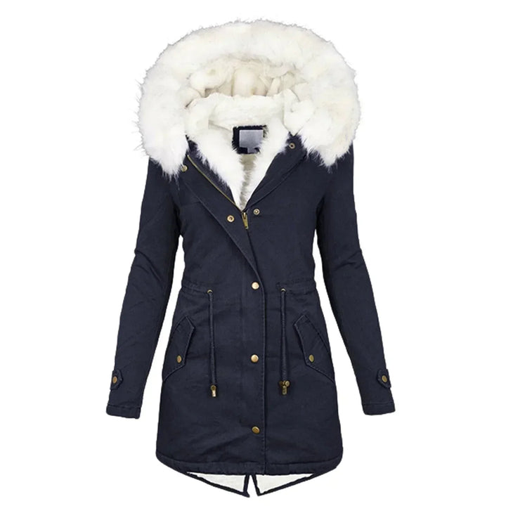 Carla | Faux Fur Hooded Winter Parka Coat