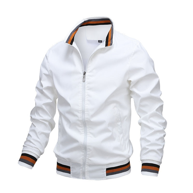 Damon | Lightweight Zip Bomber Jacket