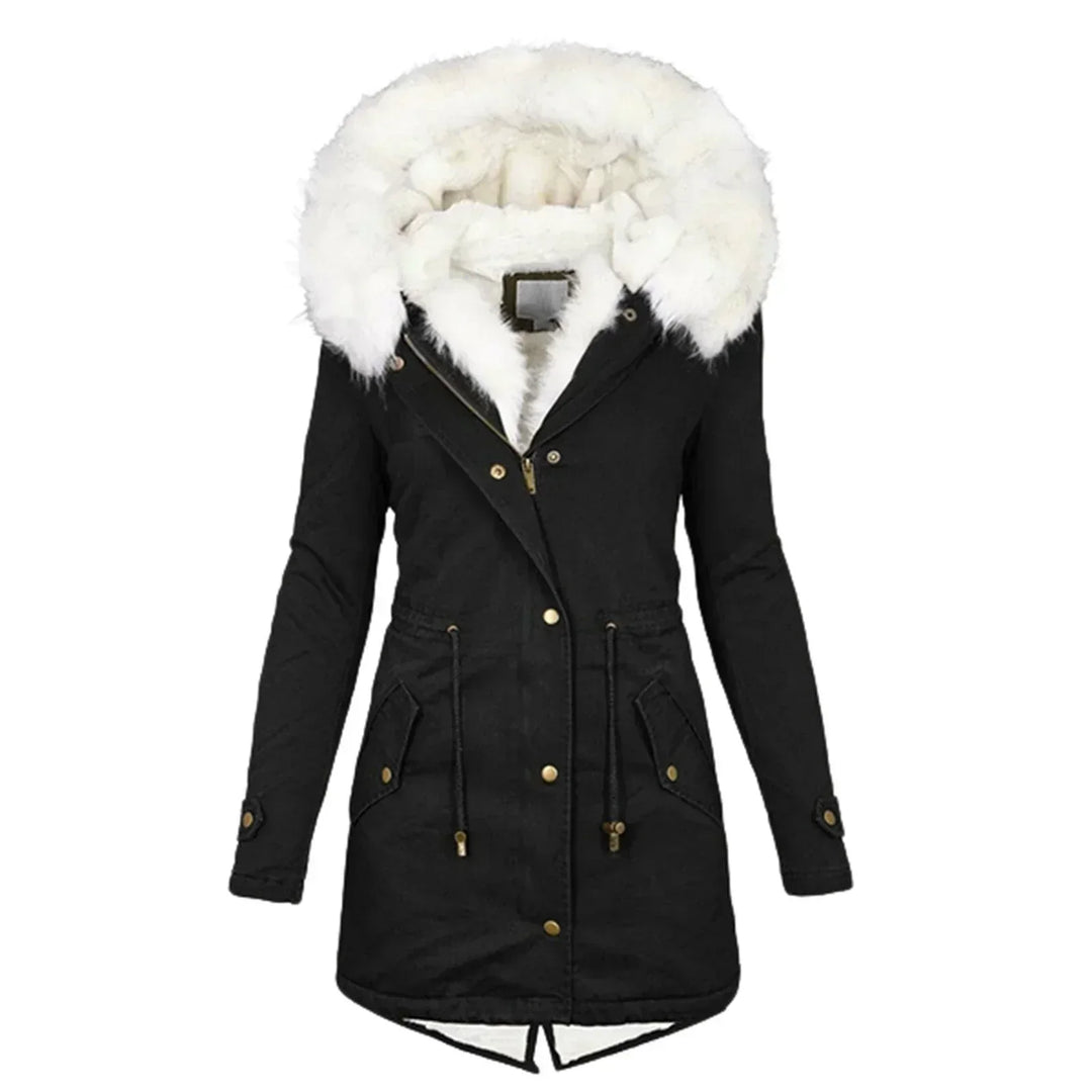 Carla | Faux Fur Hooded Winter Parka Coat