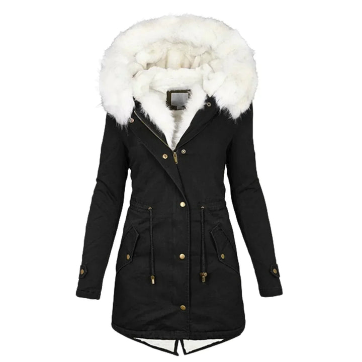 Carla | Faux Fur Hooded Winter Parka Coat