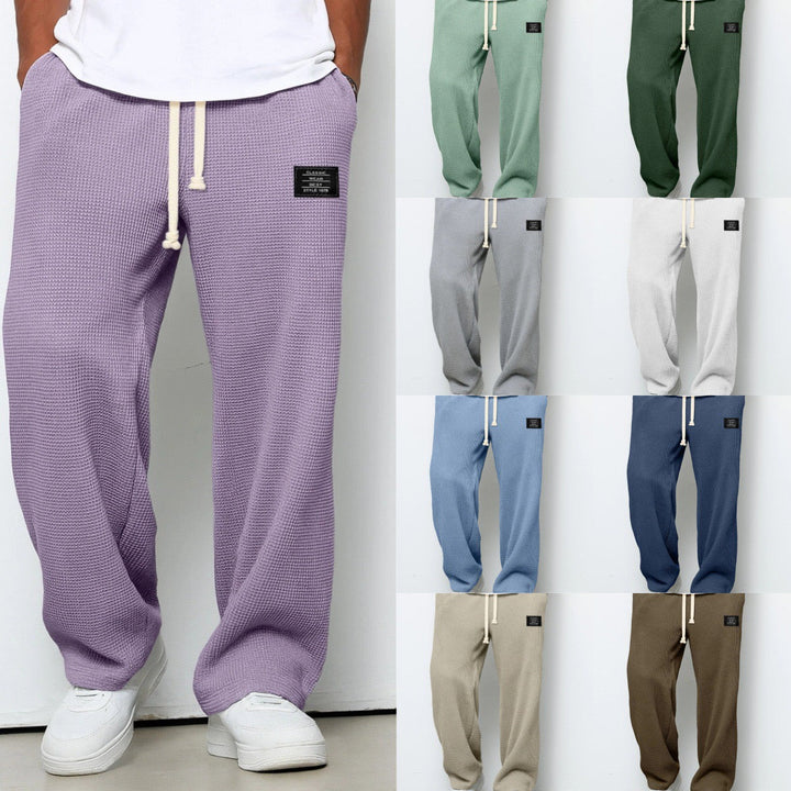 Arjun | Drawstring Wide Leg Lounge Pants