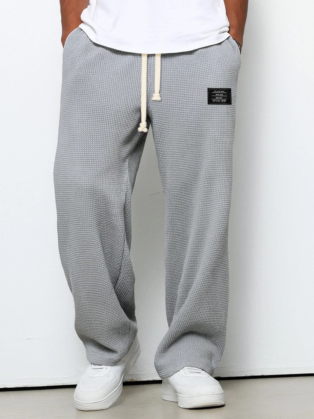 Arjun | Drawstring Wide Leg Lounge Pants